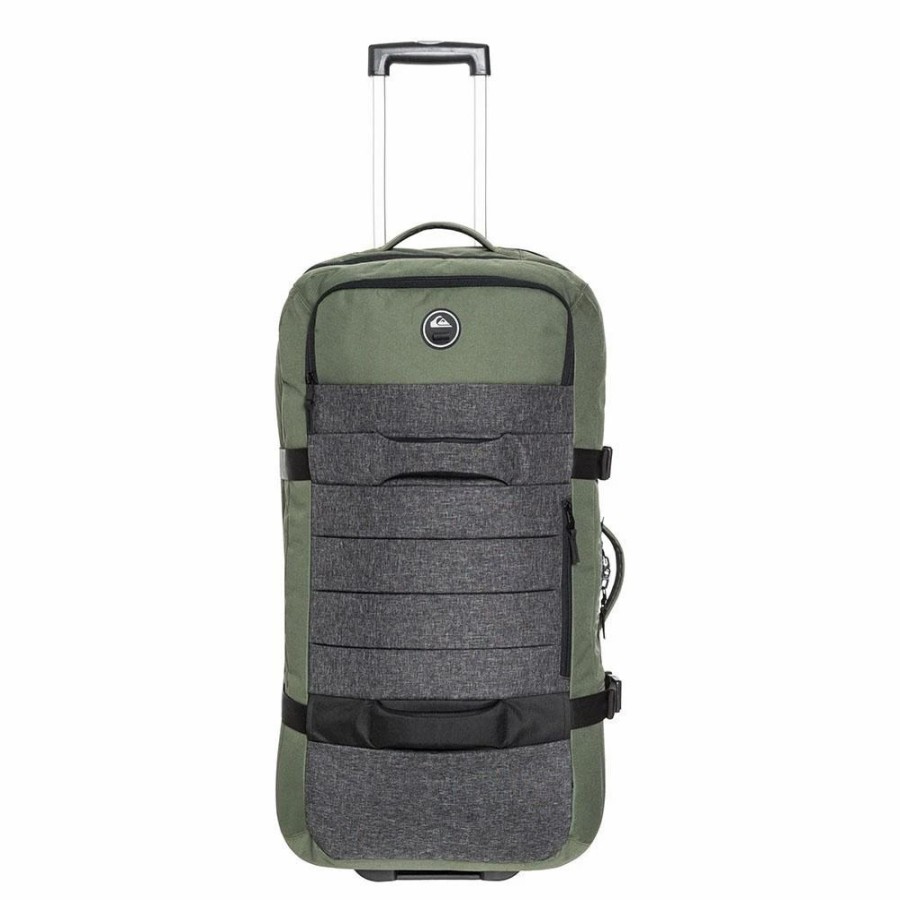 Bags * | Quiksilver New Reach Wheeled Travel Bag Thyme Cqy0