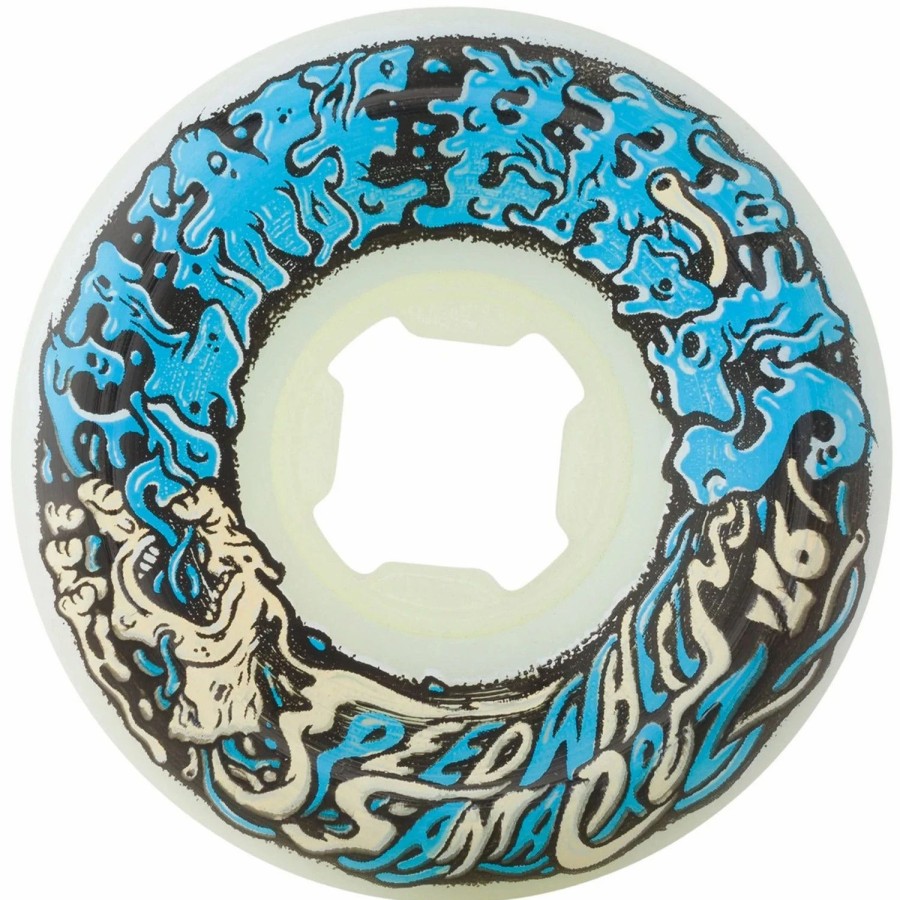 Skate * | Slime Balls 53Mm Vomit Mini White Blue 97A Skateboard Wheels