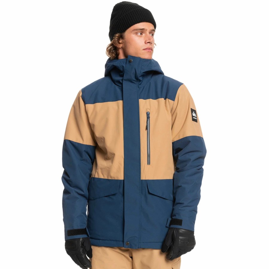 Jackets * | Quiksilver Mission Block Jacket 2023 Insignia Blue