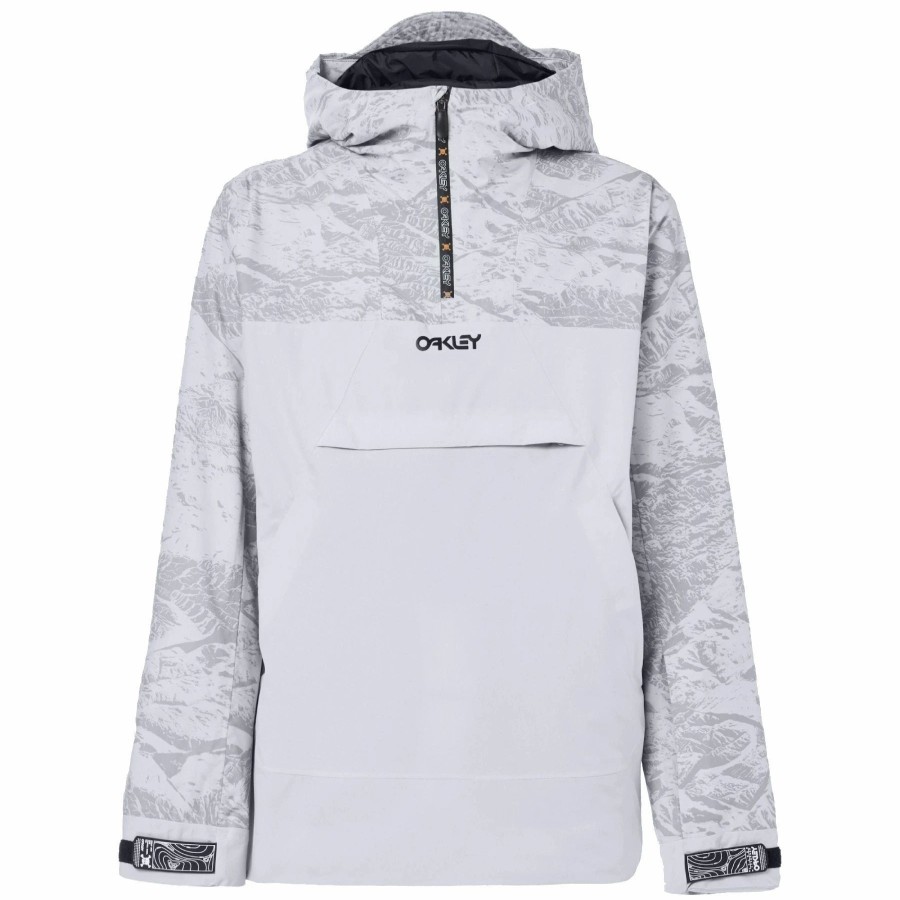 Jackets * | Oakley Tc Ice Pullover Bzi Jacket 2021 Grey Mountains