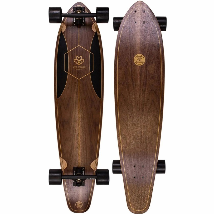 Skate * | Z-Flex Skateboards Ruins To Roses Roundtail Cruiser Complete Skateboard