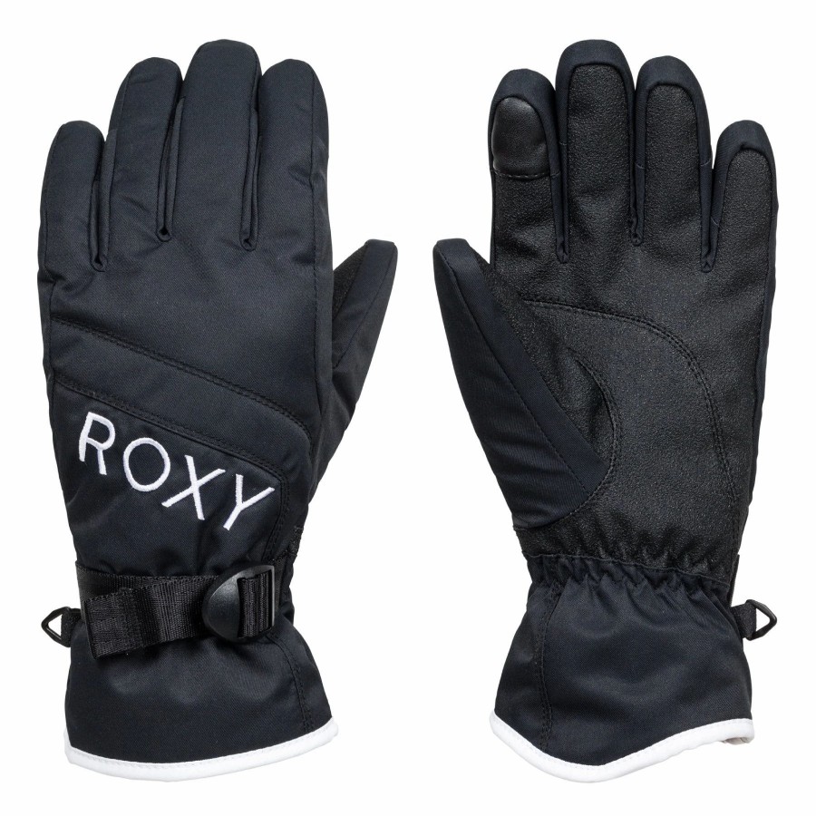 Gloves & Mitts * | Roxy Jetty Solid Glove 2021 True Black