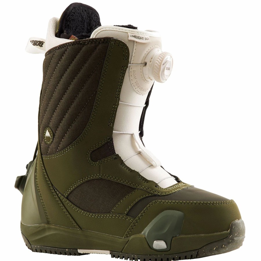 Boots * | Burton Limelight Step On Boot Wide 2022 Dark Green