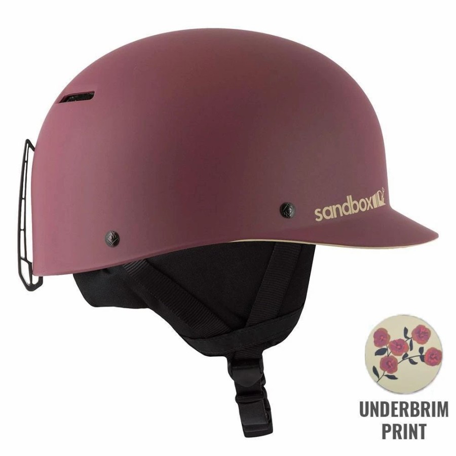 Helmets * | Sandbox Classic 2.0 Burgundy Floral