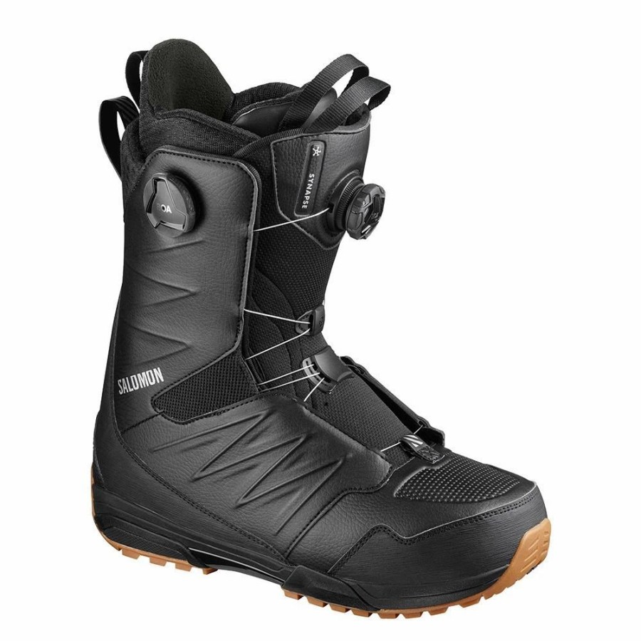 Boots * | Salomon Synapse Focus Boa 2020 Black/Gum