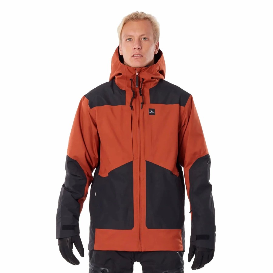 Jackets * | Rip Curl Pow Search Jacket Arabian Spice