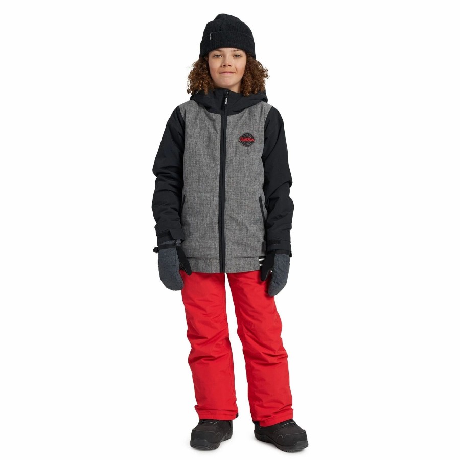 Jackets * | Burton Boys Game Day Jacket 2021 Bog Heather / True Black