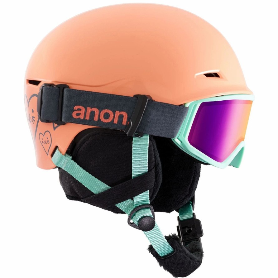 Helmets * | Anon Define 2020 Tangle Peach