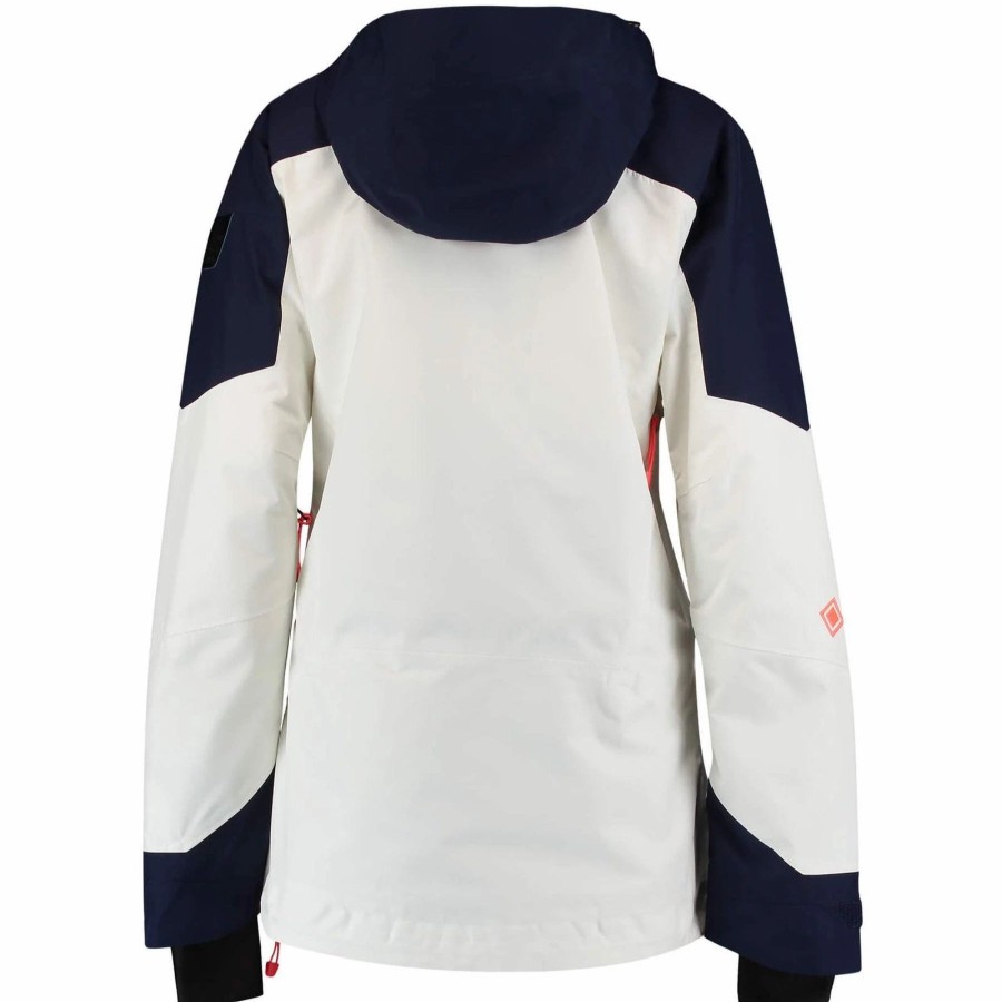 Jackets * | O'Neill Womens Gore-Tex 2L Psycho Tech Anorak 2021 Powder White