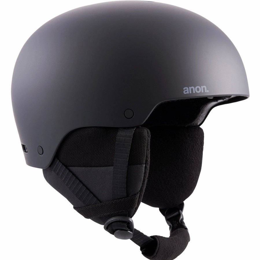 Helmets * | Anon Raider 3 Round Fit 2023 Black