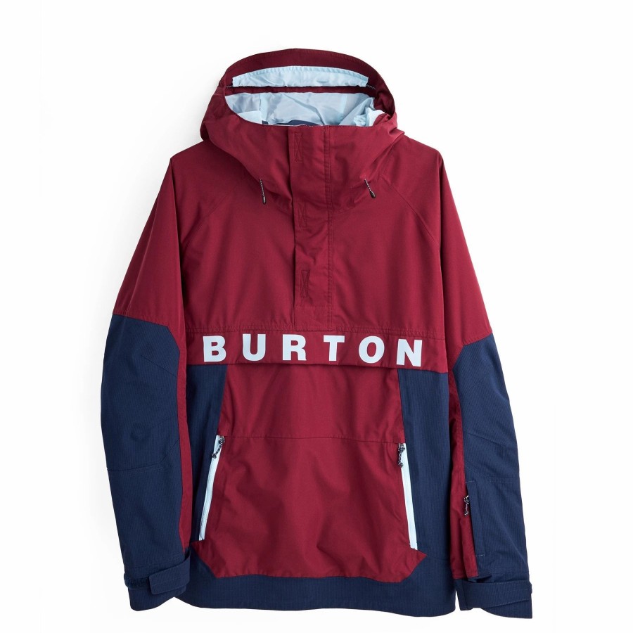 Jackets * | Burton Mens Frostner Anorak 2022