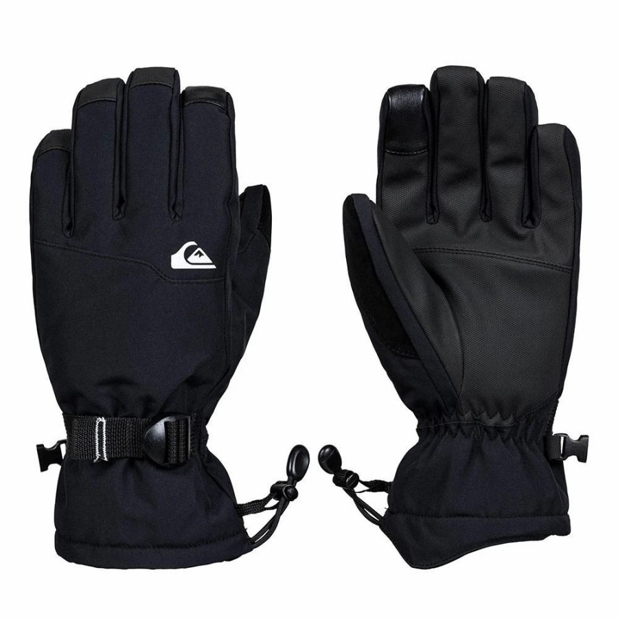 Gloves & Mitts * | Quiksilver Mission Glove 2020 Black