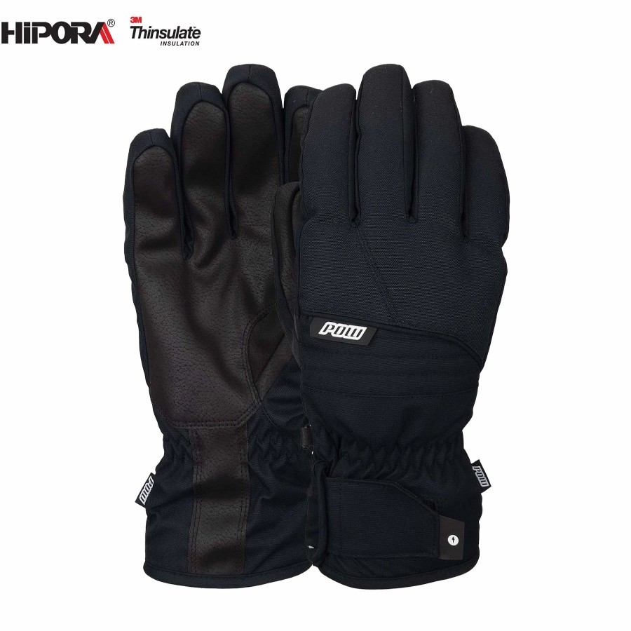 Accessories * | Pow Gloves Pow Zero 2.0 Glove 2022 Black