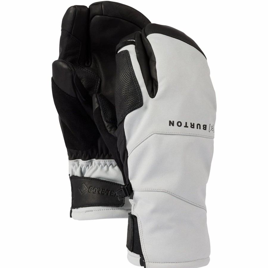 Gloves & Mitts * | Burton Mens Ak Gore-Tex Clutch Mitt 2023 Gray Cloud