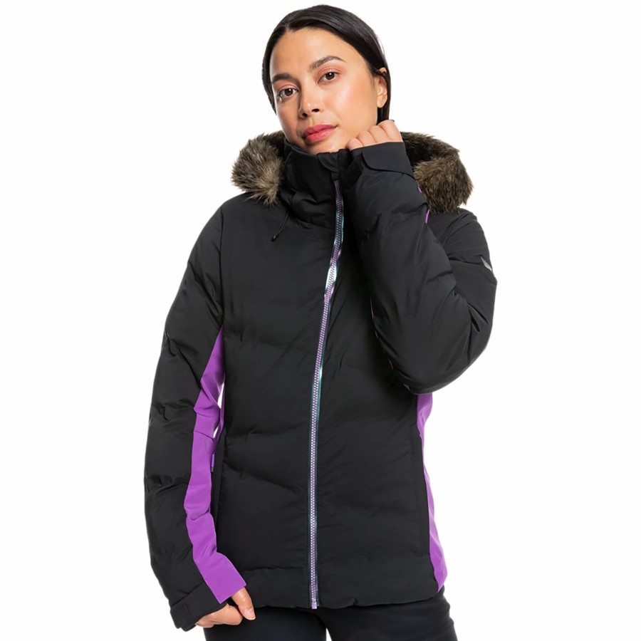 Jackets * | Roxy Snowstorm Jacket True Black