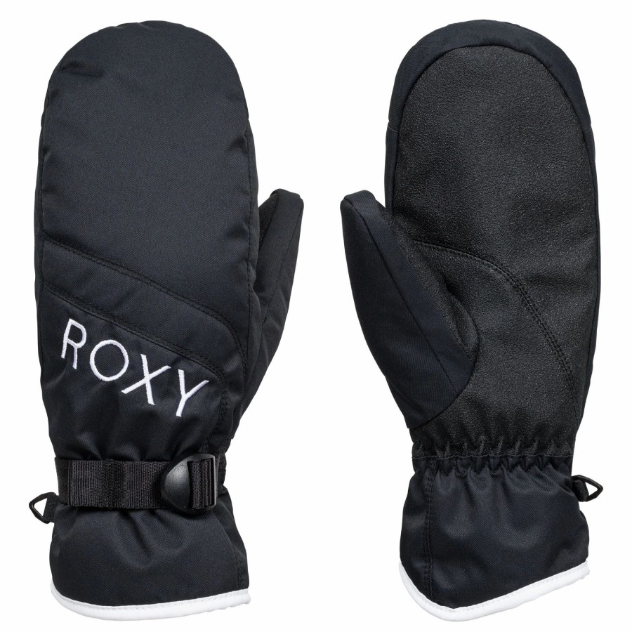 Gloves & Mitts * | Roxy Jetty Solid Mitt 2021 True Black