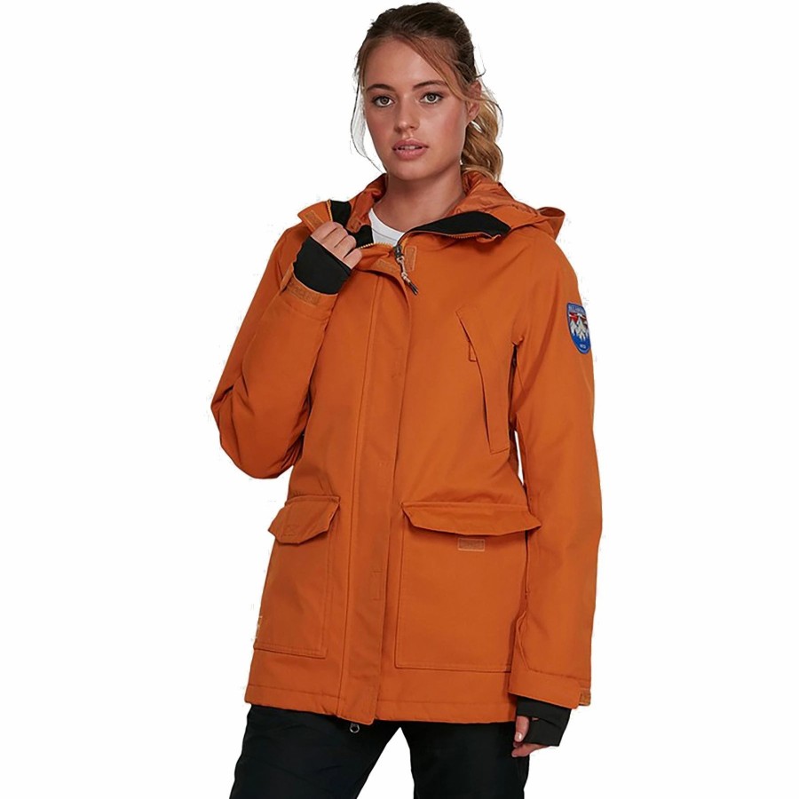 Jackets * | Billabong Go Outside Jacket 2021 Brown