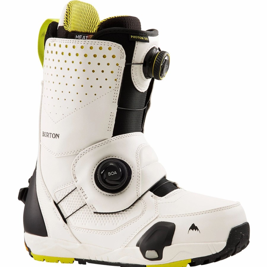 Boots * | Burton Photon Boa Step On Boot 2022 Stout White/Yellow