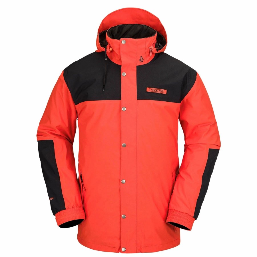 Jackets * | Volcom Longo Gore-Tex Jacket 2023 Orange Shock