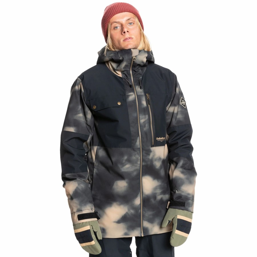 Jackets * | Quiksilver Tamarack Jacket Tannin Particul