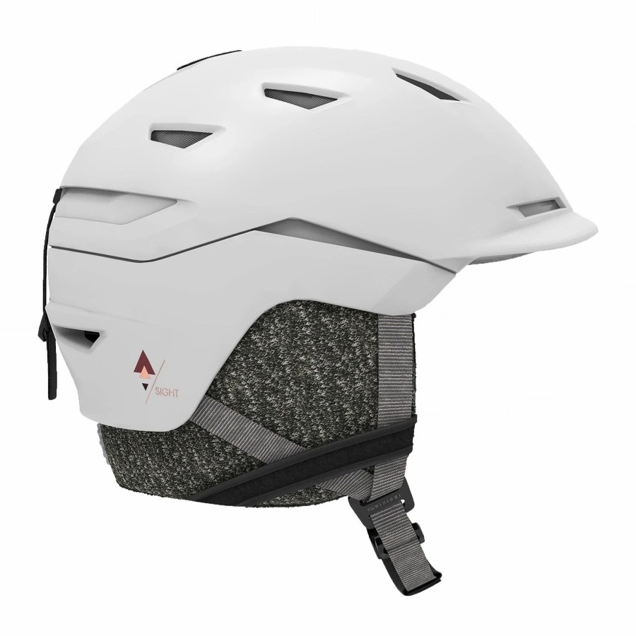 Helmets * | Salomon Womens Sight 2021 White Grey