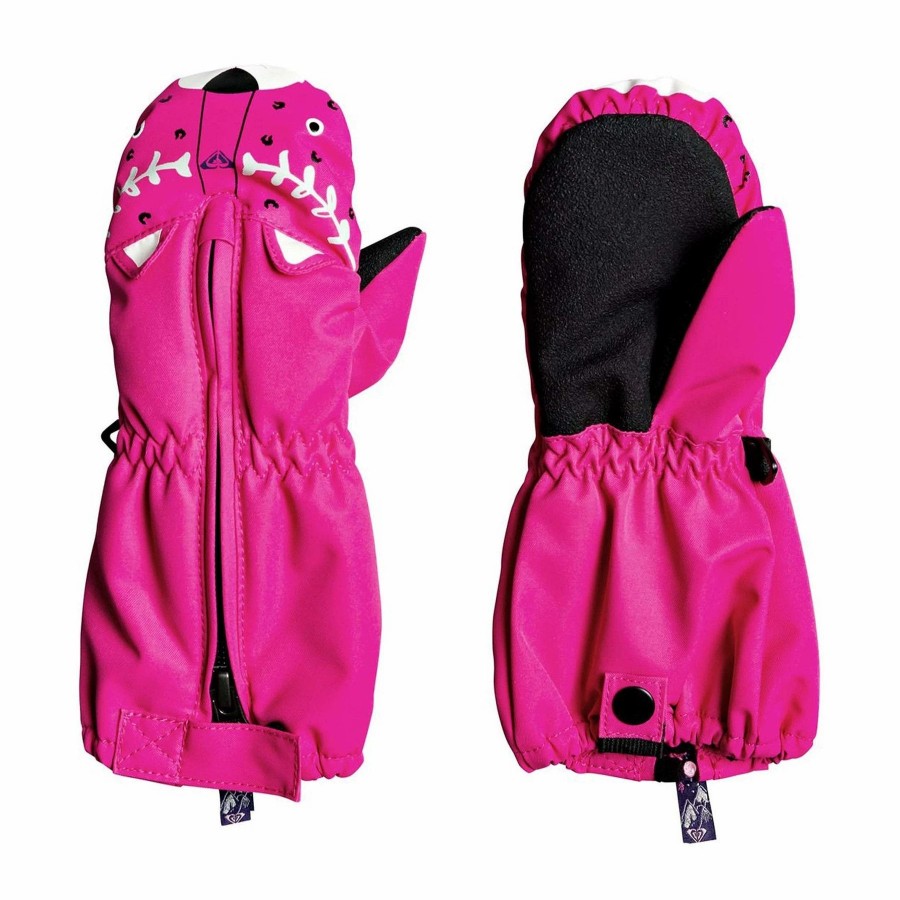 Gloves & Mitts * | Roxy Snow'S Up Mitt 2020 Beetroot Pink Mml0