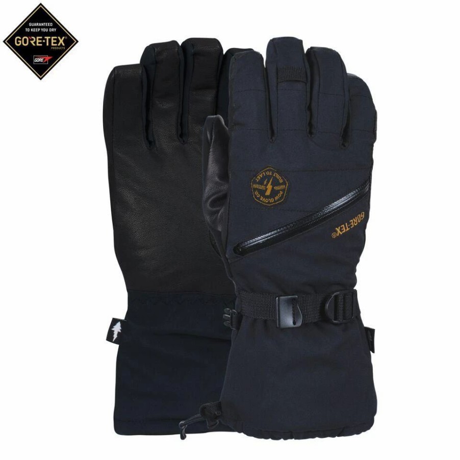 Gloves & Mitts * | Pow Gloves Pow Tormenta Gtx Glove 2018 Black