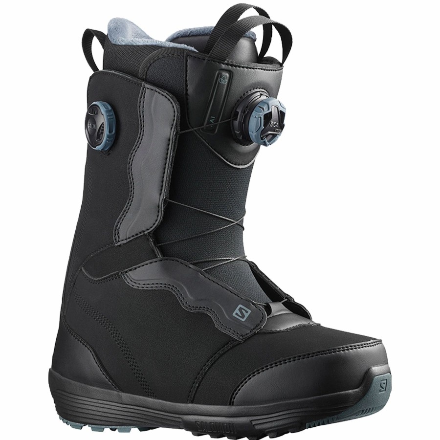 Boots * | Salomon Ivy Boa Sj Boa 2022 Black / Black / Stormy