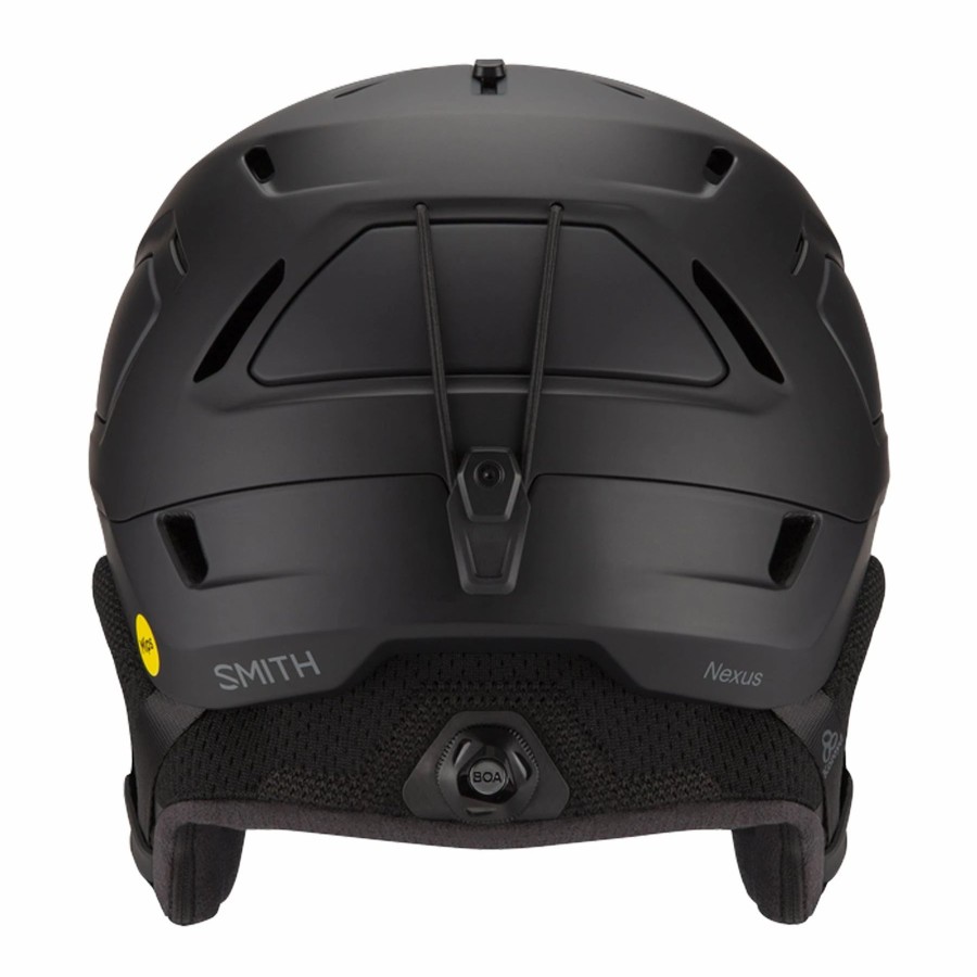 Helmets * | Smith Nexus Mips Round Contour Fit Helmet Matte Black