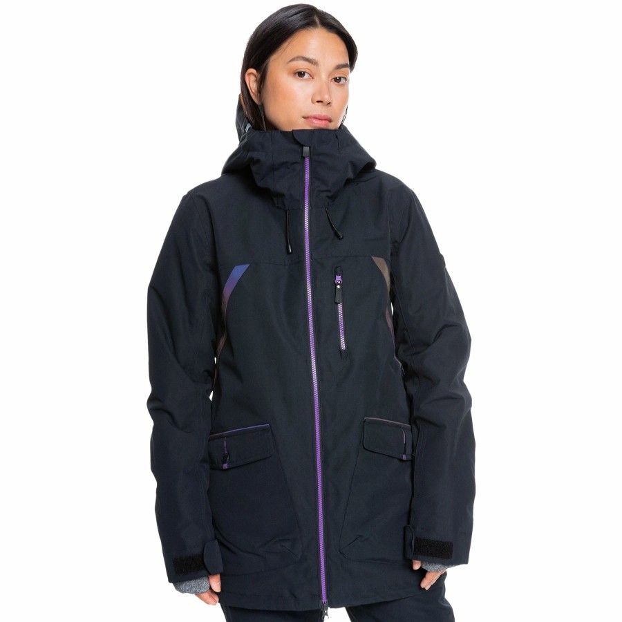 Jackets * | Roxy Stated Warmlink Jacket 2022 True Black