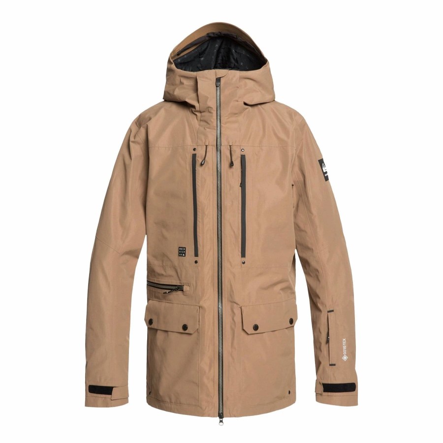 Jackets * | Quiksilver Black Alder 2L Gore-Tex Jacket 2020 Otter