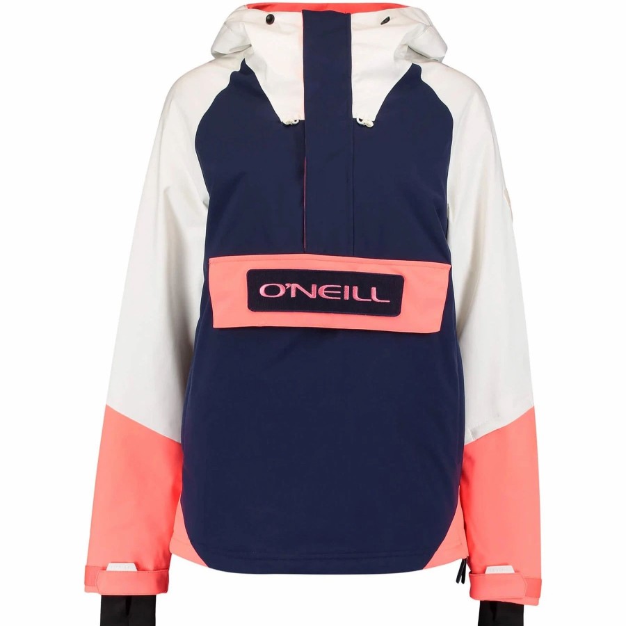 Jackets * | O'Neill Womens O'Riginals Anorak 2021 Powder White