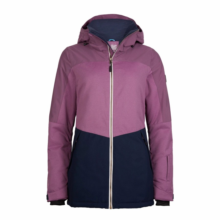 Jackets * | O'Neill Womens Halite Jacket Berry Conserve