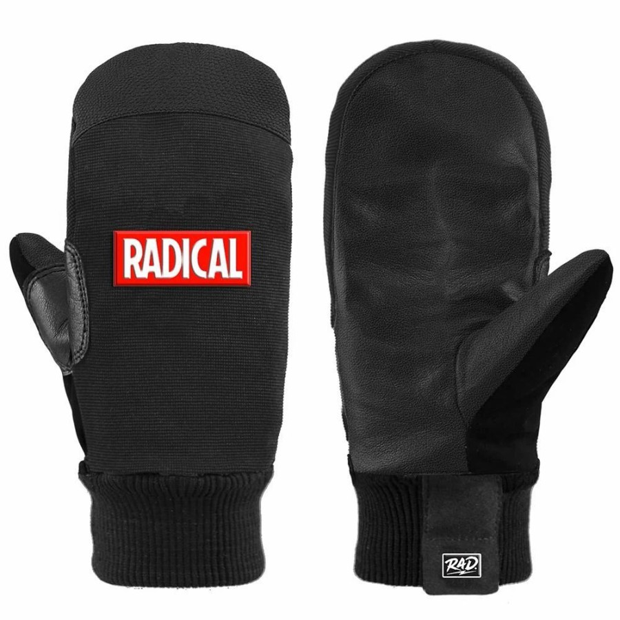 Gloves & Mitts * | Rad Gloves Crew Mitten 2020 Hero Black