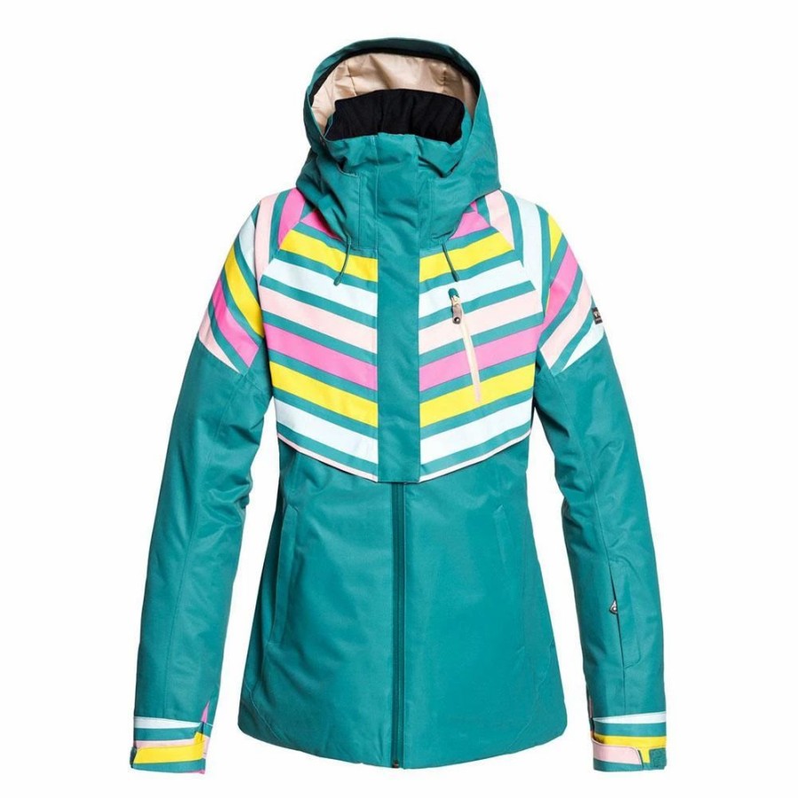 Jackets * | Roxy Frozen Flow Jacket 2020 Pop Snow