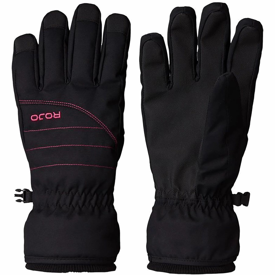 Gloves & Mitts * | Rojo Girls New Icon Glove Black