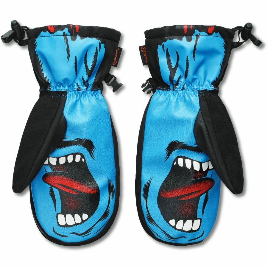 Gloves & Mitts * | Thirtytwo Santa Cruz Mitt 2021 Black/Blue