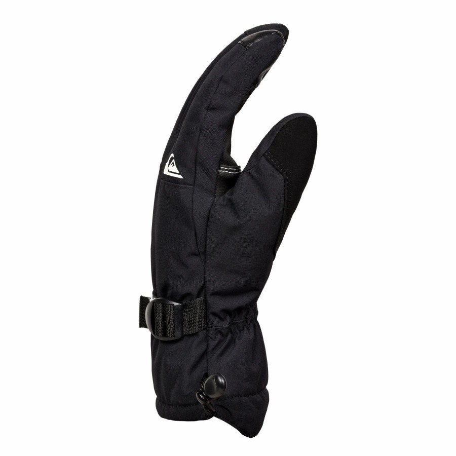 Gloves & Mitts * | Quiksilver Mission Glove 2022 True Black