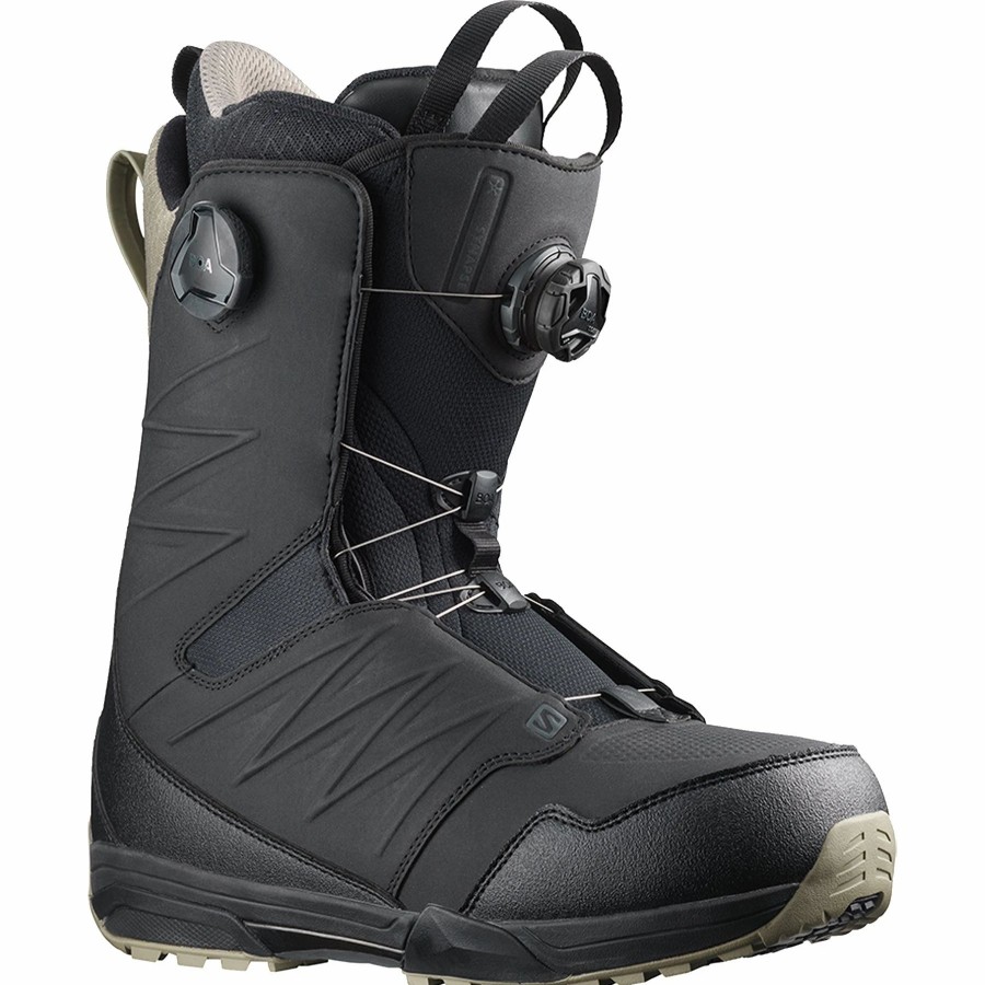 Boots * | Salomon Synapse Focus Boa 2022 Black / Black / Veliver