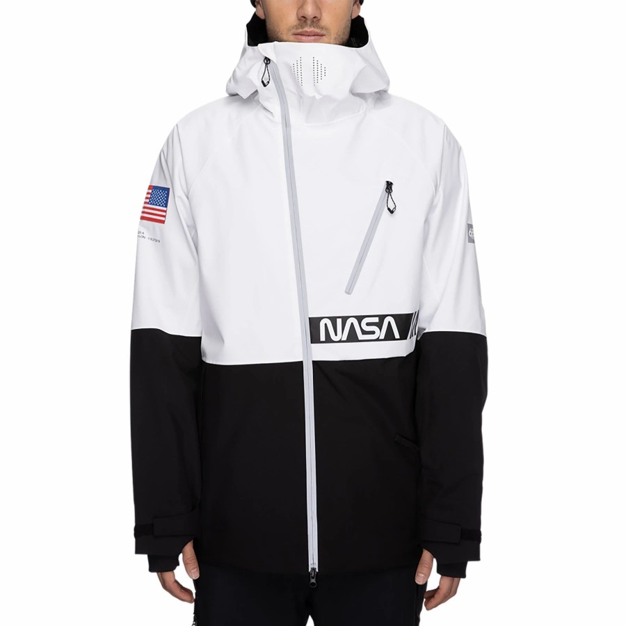 Jackets * | 686 Glcr Nasa Hydra Thermagraph Jacket 2022 White Clrblack