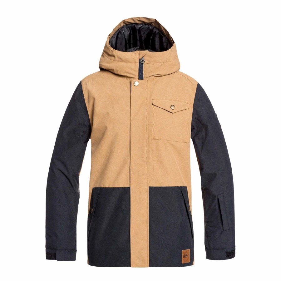 Jackets * | Quiksilver Ridge Youth Jacket 2020 Otter