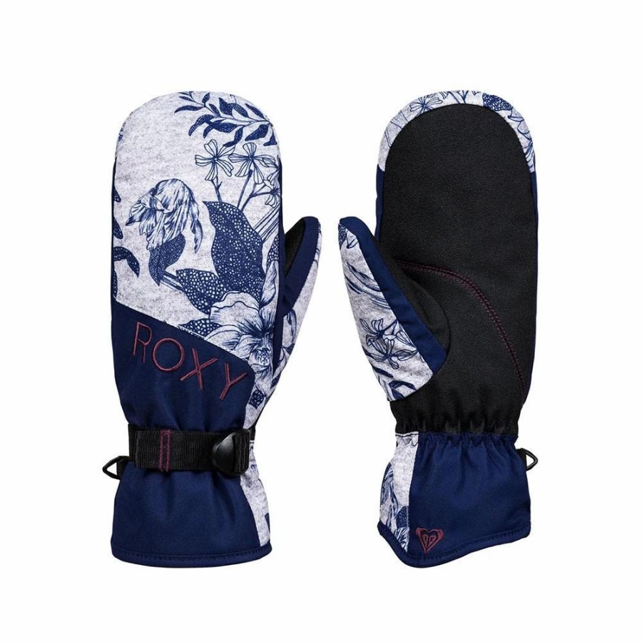 Gloves & Mitts * | Roxy Jetty Mittens 2020 Botanical Flowers