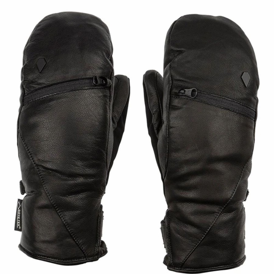 Gloves & Mitts * | Volcom Taro Gore-Tex Mittens 2020 Black