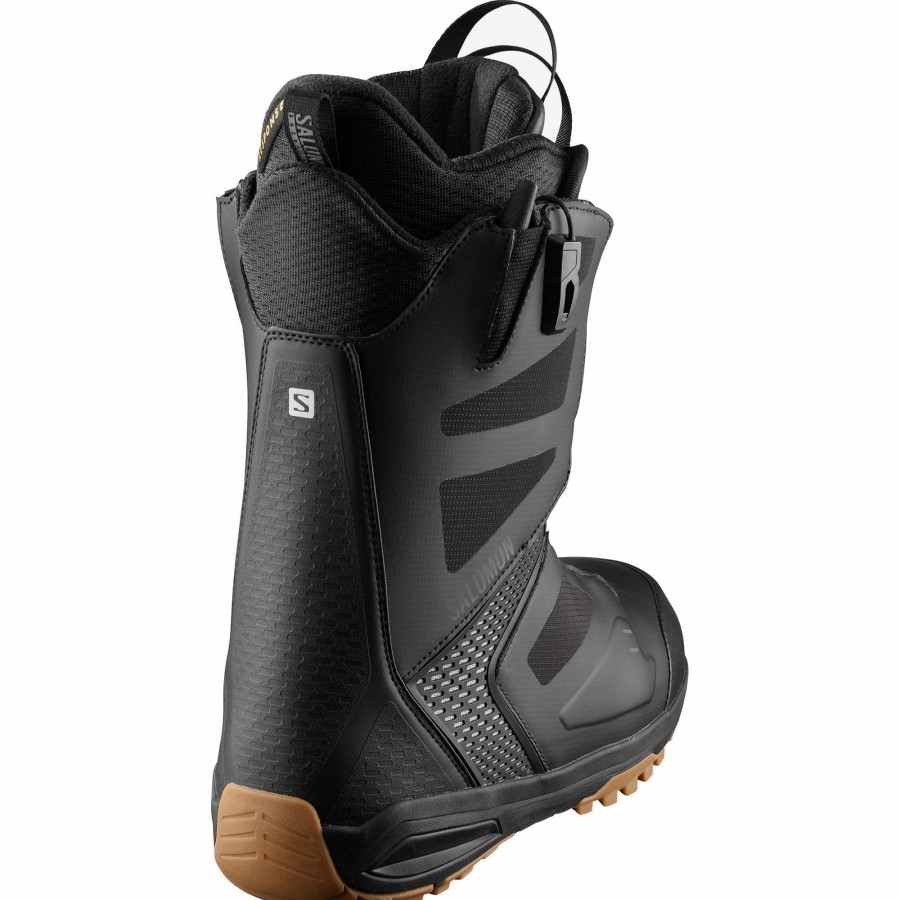 Boots * | Salomon Dialogue Focus Boa 2020 Black / Black / Grey Violet