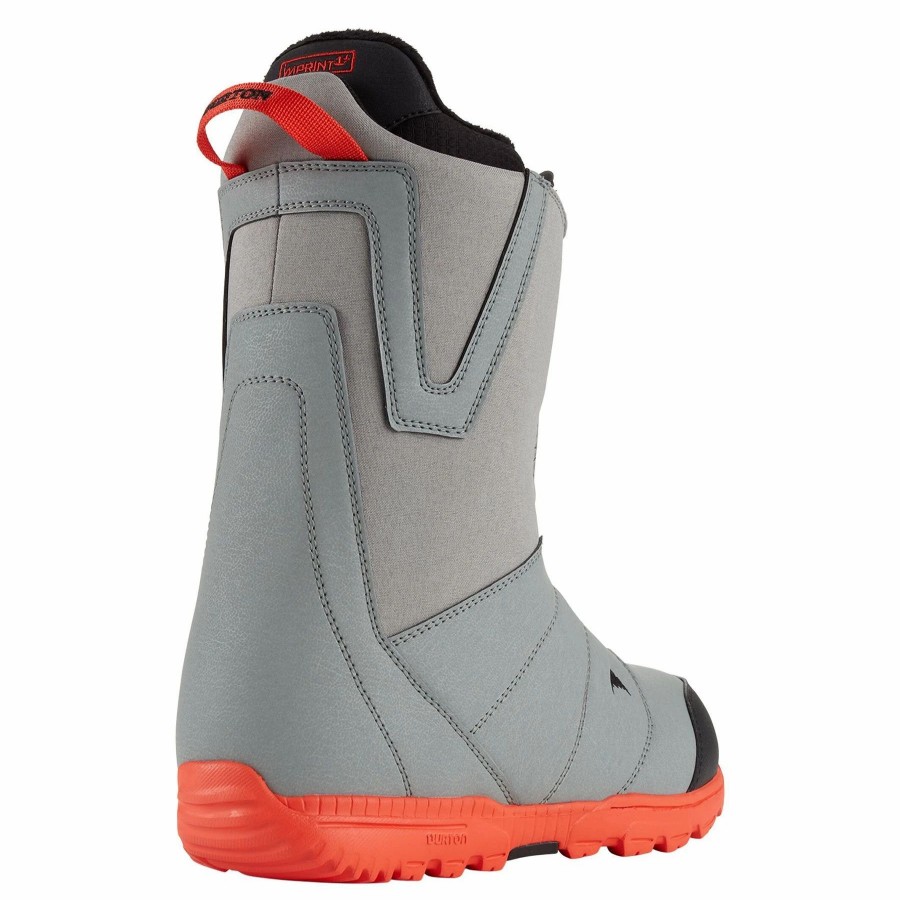 Boots * | Burton Moto Boa 2021 Gray/Red