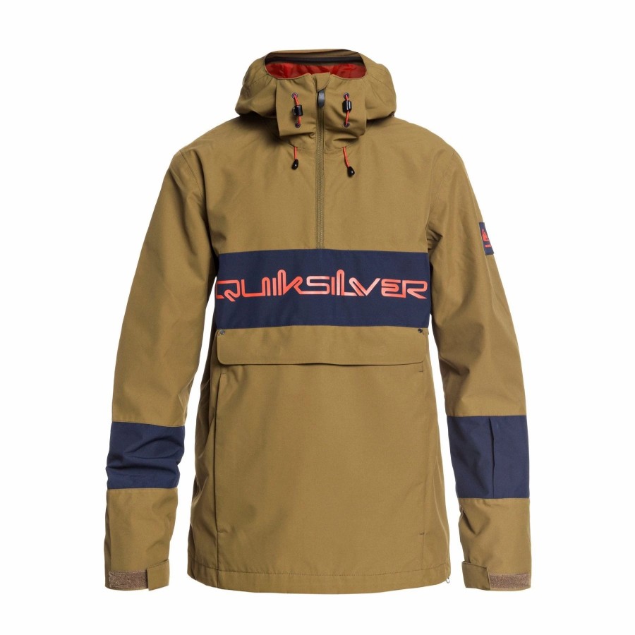 Jackets * | Quiksilver Steeze Jacket 2021 Military Olive