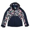 Jackets * | O'Neill Girls Adelite Jacket 2022 Blue Aop W/ Pink