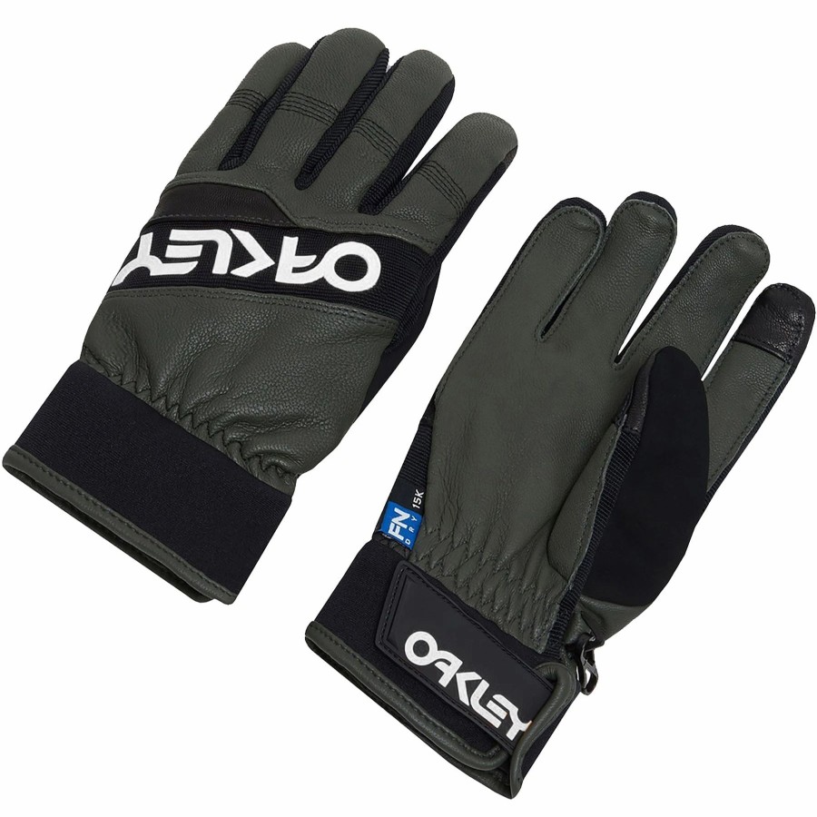 Gloves & Mitts * | Oakley Factory Winter Gloves 2.0 2023 New Dark Brush / White