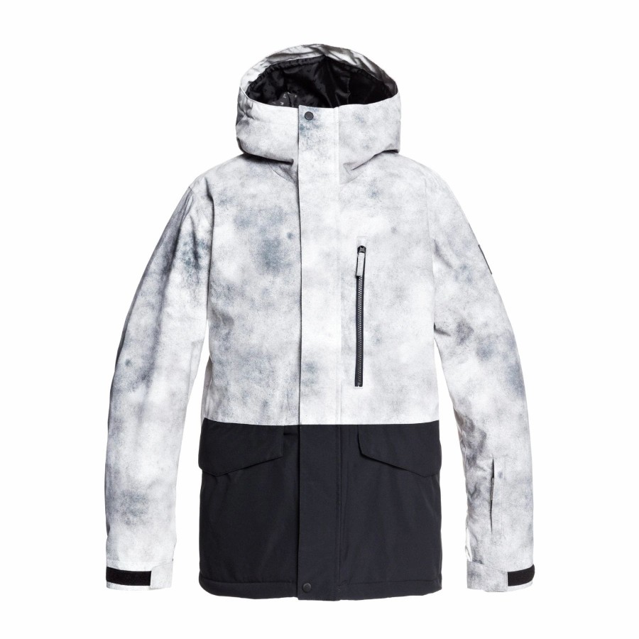 Jackets * | Quiksilver Mission Block Jacket 2021 Iron Gate X-Posure