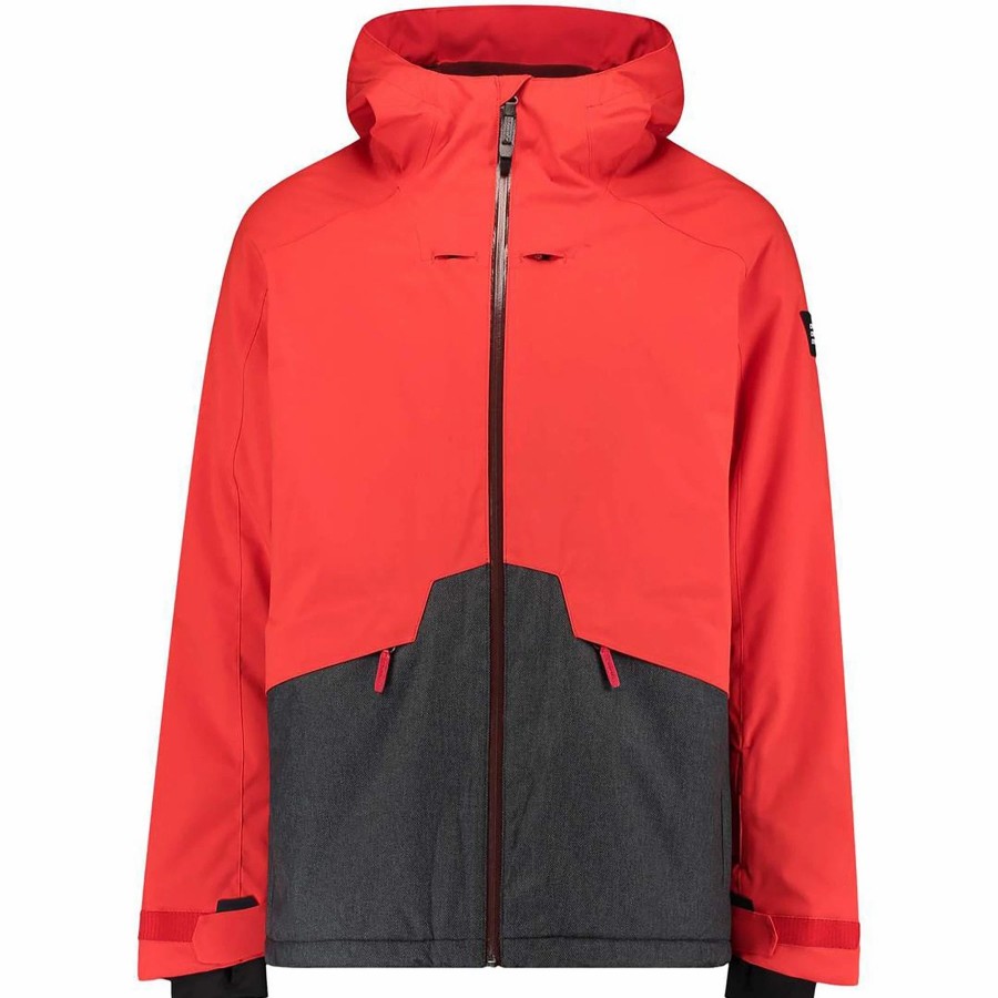 Jackets * | O'Neill O'Neill Mens Quartzite Jacket Fiery Red